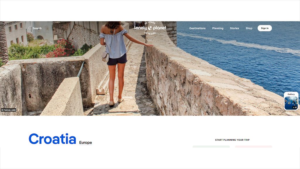 Po globalnom vodiču za putovanja Lonely Planet, Hrvatska svrstana među deset najboljih zemalja za narednu godinu. Ove prestižne nagrade dodeljulju se svake godine destinacijama širom sveta.